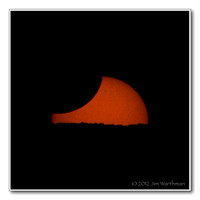 Sunset with Partial Eclipse